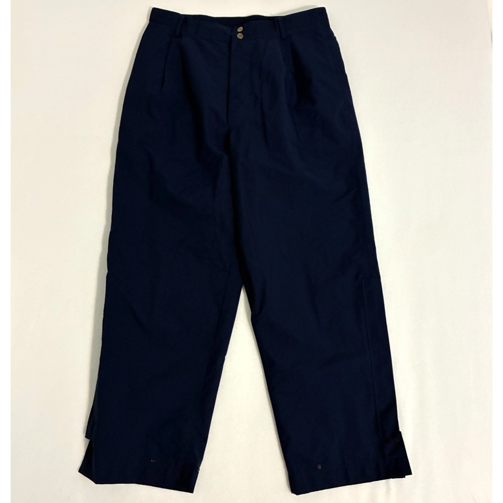 Zero Restriction ZR Gore Tex Golf Rain Pants Mens L Blue Tour Slacks Gorpcore